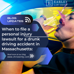 When to file personal Injury lawsuits for a drunk driving accident in Massachusetts