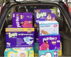 Also during COVID-19 we were involved in collecting and distributing diapers and baby wipes to the City of Chelsea which was greatly impacted by the pandemic.